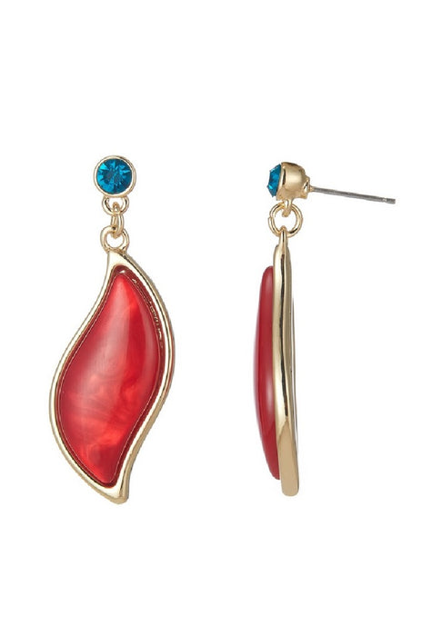 Boucle D'oreille tige Azur