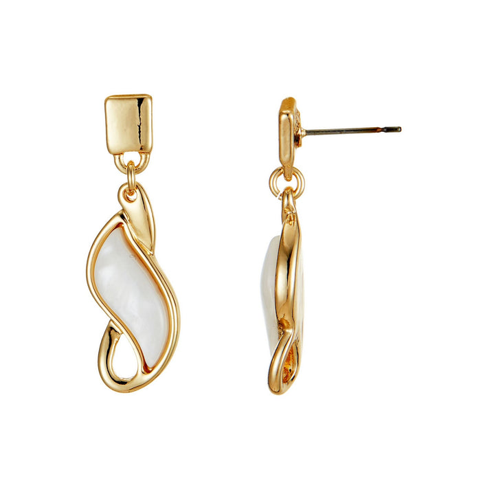 Boucle d'oreille tige Basia