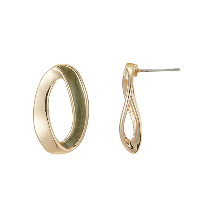 Boucle d'oreille tige Emelina