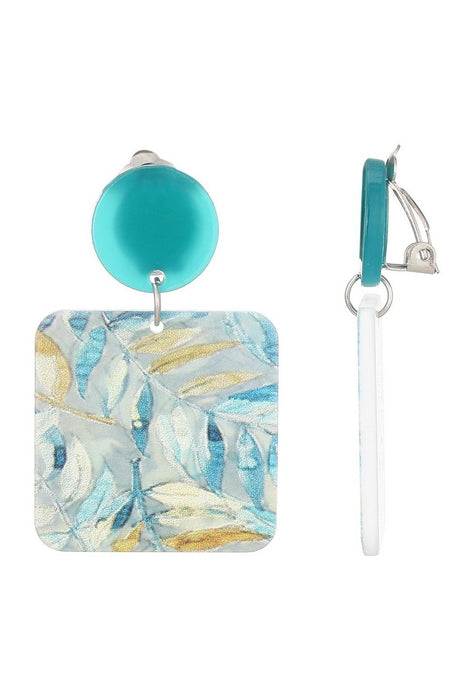 Boucles d'oreilles clip Fabricia en acier inoxydable