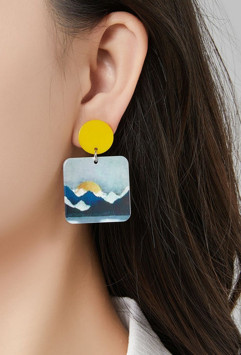 Boucles d'oreilles clip Fabricia en acier inoxydable