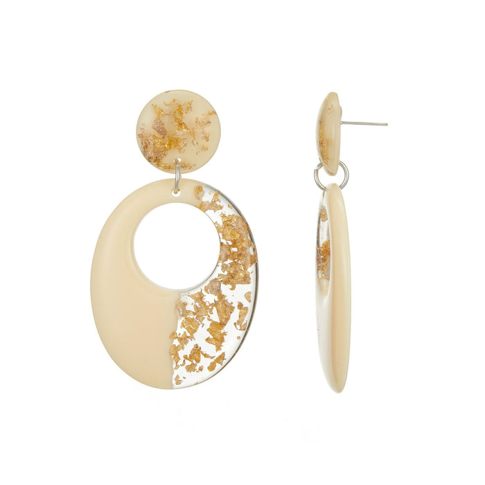 Boucle d'oreille tige Fanchon