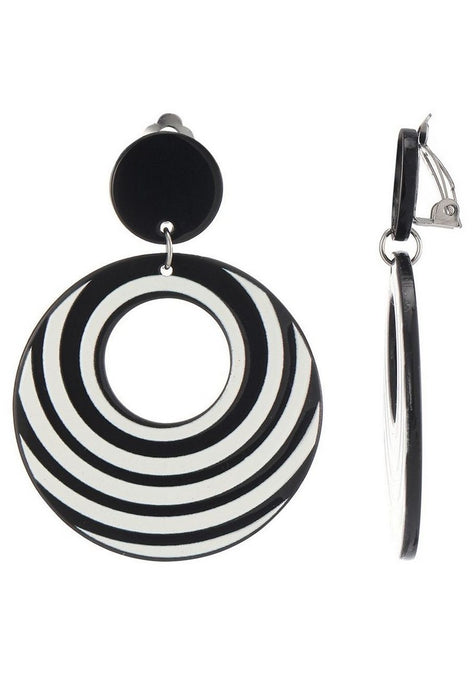 Boucles d'oreilles clip Fathia en acier inoxydable