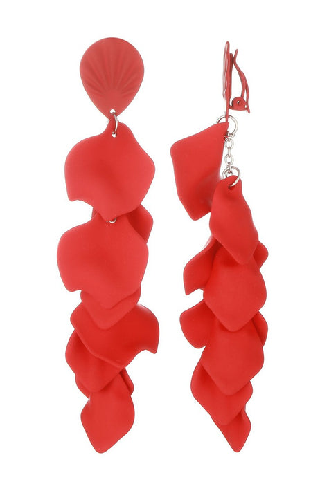 Boucles d'oreilles clip Finella en acier inoxydable