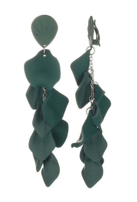 Boucles d'oreilles clip Finella en acier inoxydable