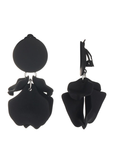 Boucles d'oreilles clip Flick en acier inoxydable