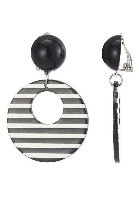 Boucles d'oreilles clip Florencia en acier inoxydable