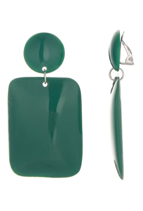 Boucles d'oreilles clip France en acier inoxydable
