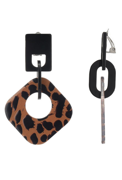 Boucles d'oreilles clip Funanya en acier inoxydable