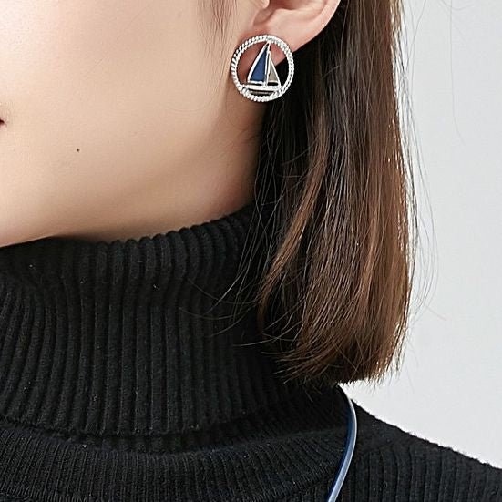 Boucle d'oreille tige Gyda