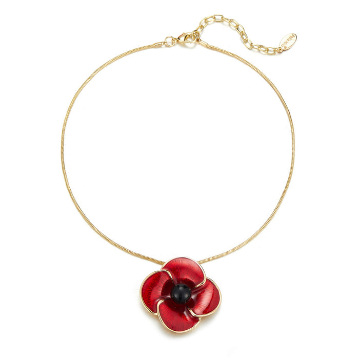 Collier coquelicot Karissa