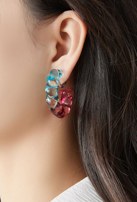 Boucles d'oreilles clip Ninette en acier inoxydable