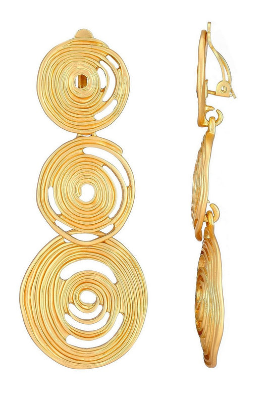 Boucle d'oreille clip Naema