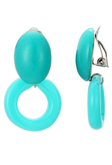 Boucles d'oreilles clip Nima en acier inoxydable