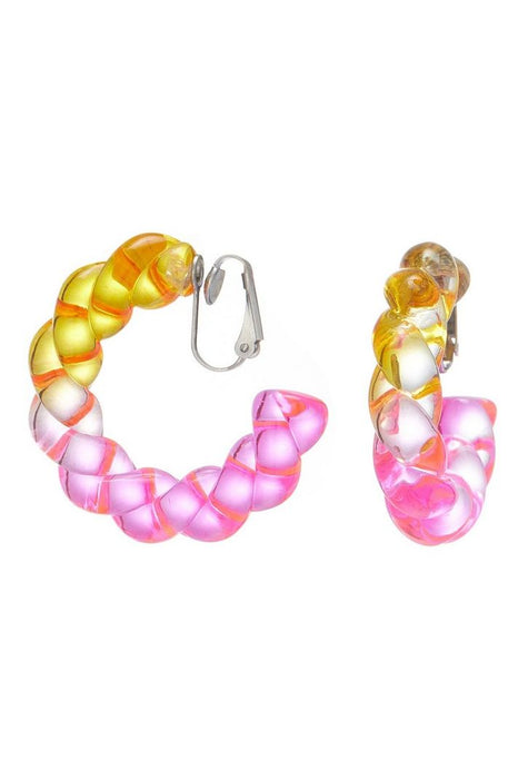 Boucles d'oreilles clip Ninette en acier inoxydable