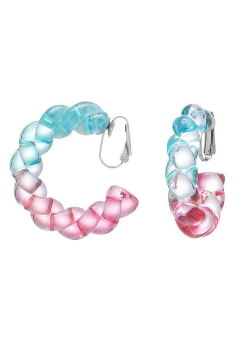 Boucles d'oreilles clip Ninette en acier inoxydable