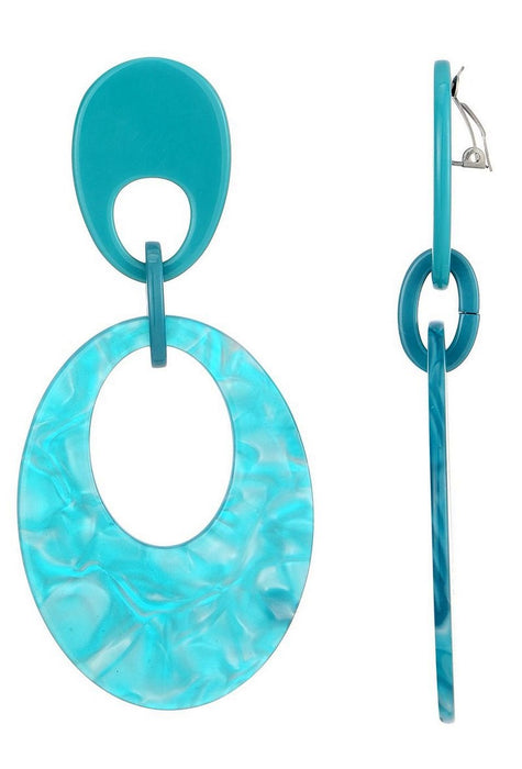 Boucles d'oreilles clip Norene en acier inoxydable