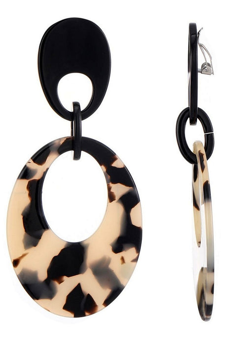 Boucles d'oreilles clip Norene en acier inoxydable