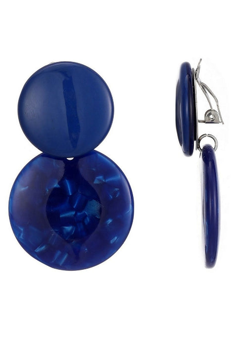 Boucles d'oreilles clip Nuala en acier inoxydable