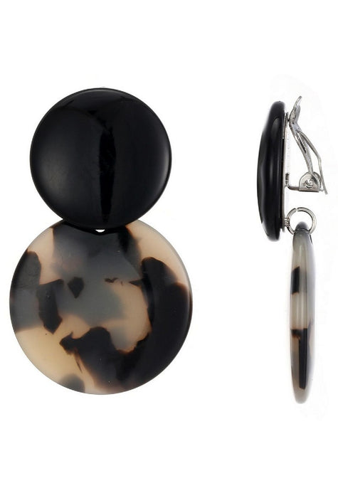 Boucles d'oreilles clip Nuala en acier inoxydable