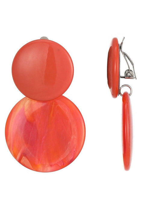 Boucles d'oreilles clip Nuala en acier inoxydable