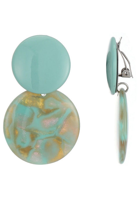 Boucles d'oreilles clip Nuala en acier inoxydable