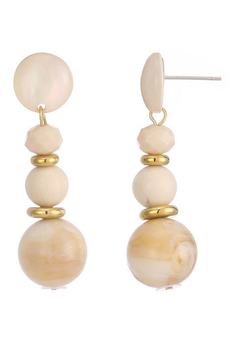 Boucle d'oreille tige Taide en acier inoxydable