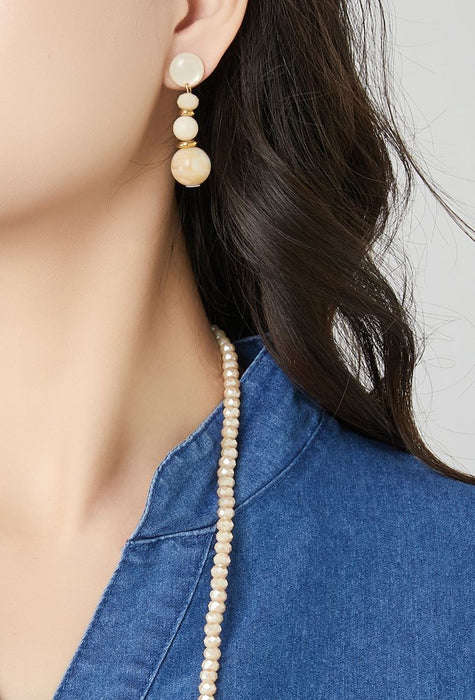 Boucle d'oreille tige Taide en acier inoxydable