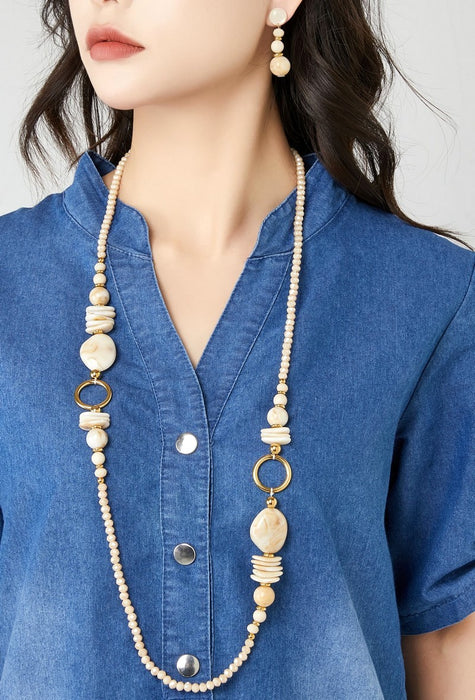 Sautoir Taide en acier inoxydable