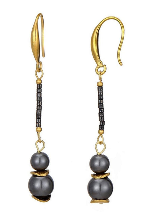 Boucle d'oreille crochet Talitha en acier inoxydable