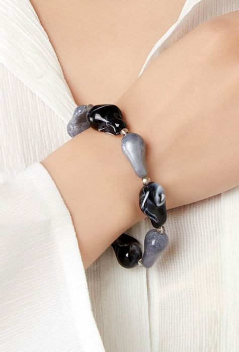 Bracelet élastique Tapiwa en acier inoxydable