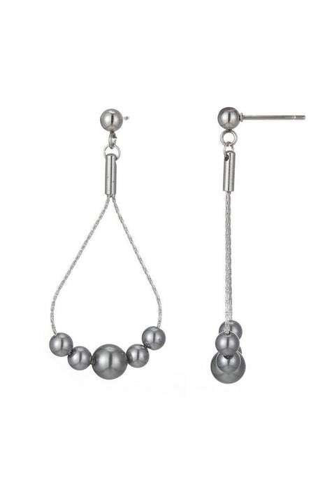 Boucle d'oreille tige Taria en acier inoxydable