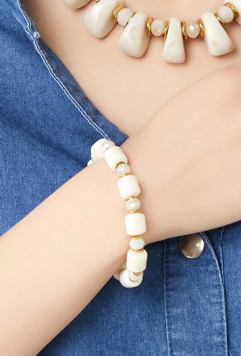 Bracelet élastique Tarnime en acier inoxydable