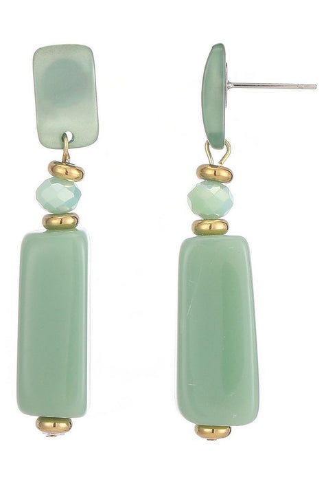 Boucle d'oreille tige Terhi en acier inoxydable