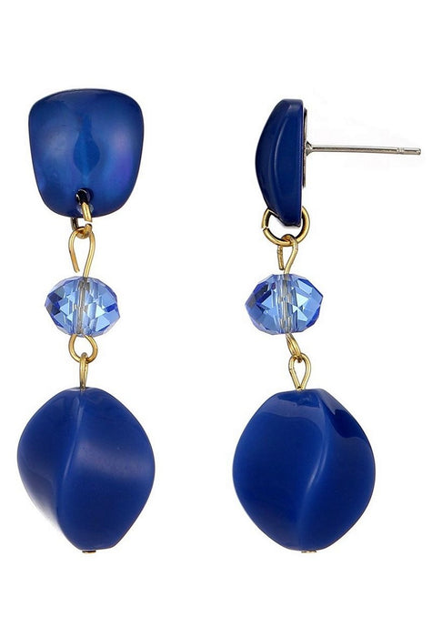 Boucle d'oreille tige Thema en acier inoxydable