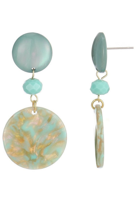 Boucle d'oreille tige Tualenn en acier inoxydable