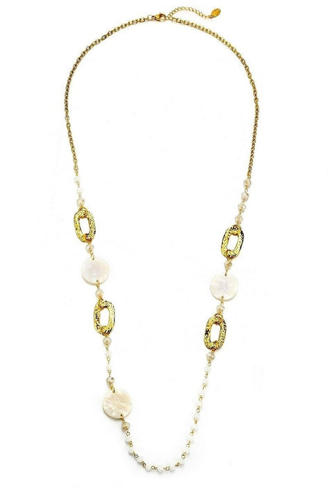 Sautoir Tualenn en acier inoxydable