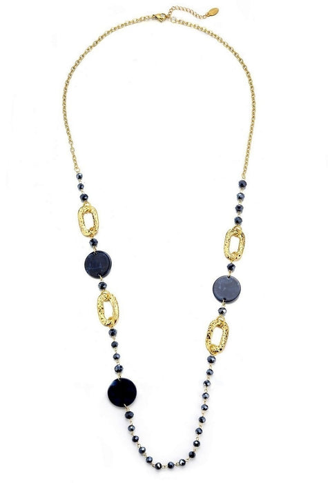 Sautoir Tualenn en acier inoxydable