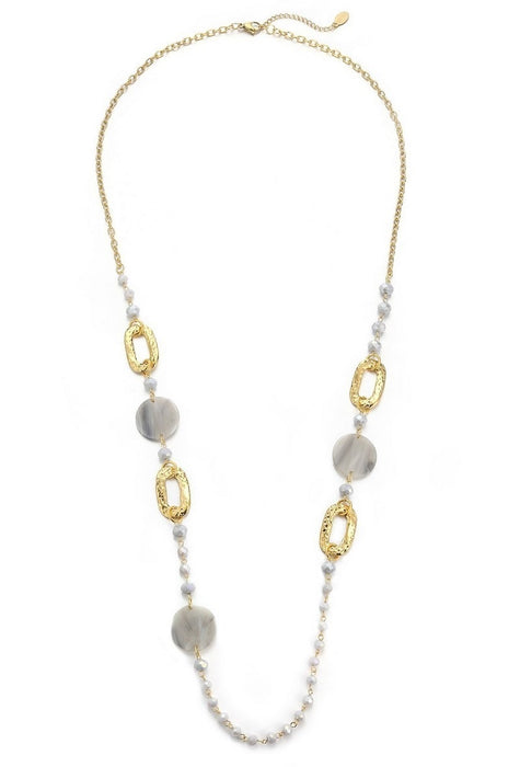 Sautoir Tualenn en acier inoxydable