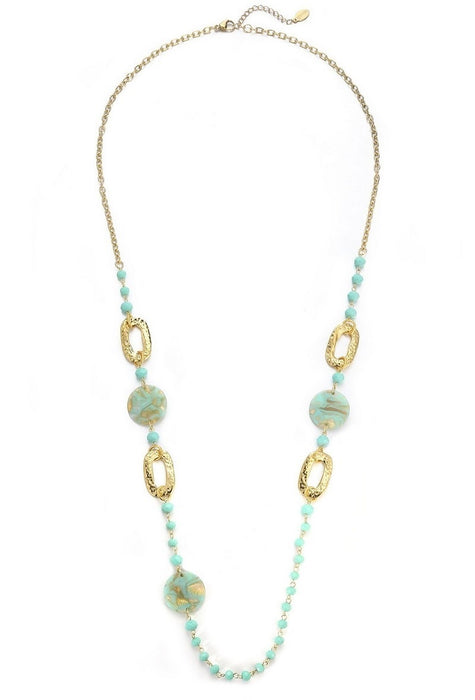 Sautoir Tualenn en acier inoxydable