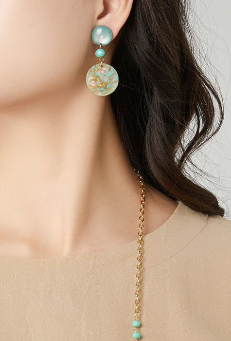 Boucle d'oreille tige Tualenn en acier inoxydable