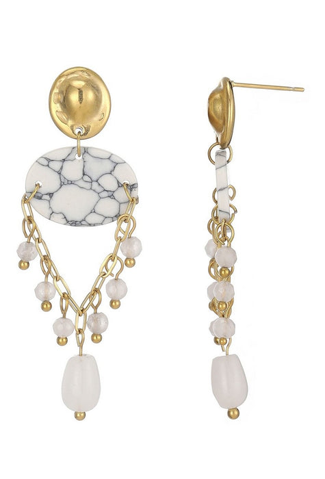 Boucle d'oreille tige Ulco en acier inoxydable