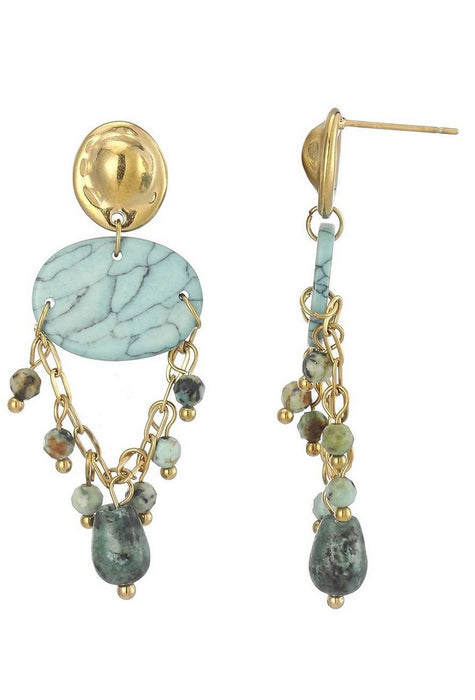 Boucle d'oreille tige Ulco en acier inoxydable