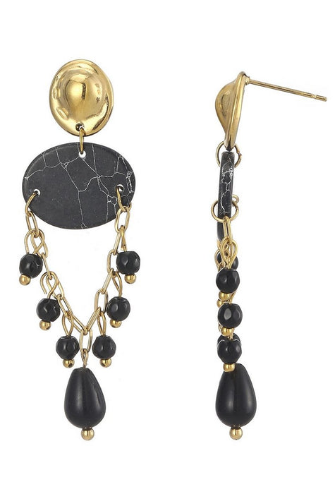 Boucle d'oreille tige Ulco en acier inoxydable