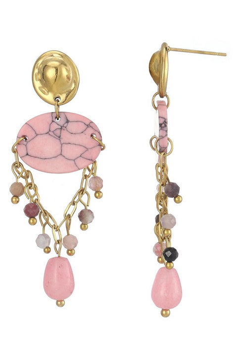 Boucle d'oreille tige Ulco en acier inoxydable