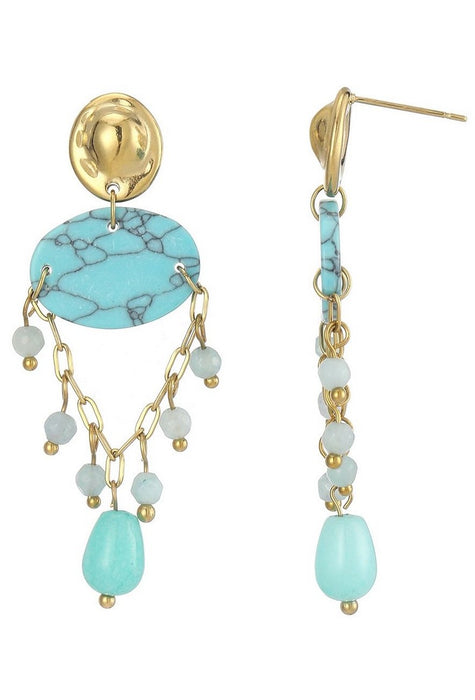 Boucle d'oreille tige Ulco en acier inoxydable