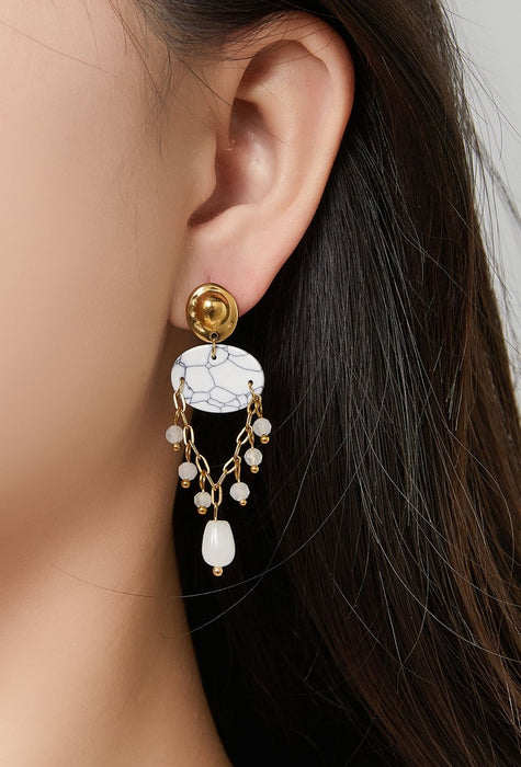 Boucle d'oreille tige Ulco en acier inoxydable