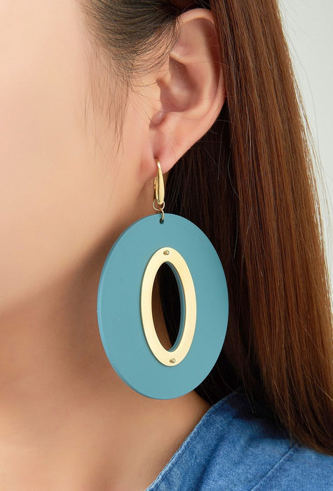 Boucle d'oreille crochet Urake en acier inoxydable