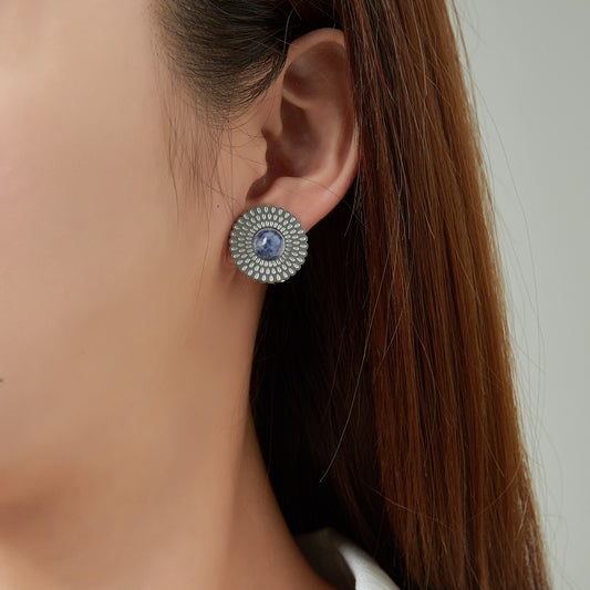 Boucle d'oreille clip Usutu