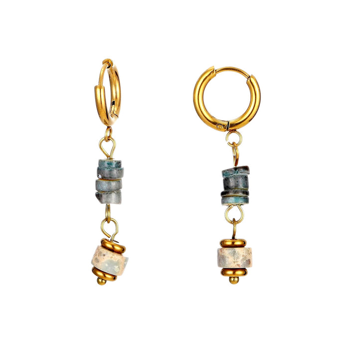 Boucle d'oreille créole Vana en acier inoxydable